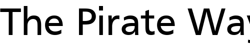 Font : Frutiger-Normal 2 Custom Text : The Pirate Way Test your own text here Click to download or to view this font on a tshirt that can be custom printed in Bali